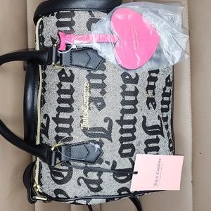 Juicy couture black Grey satchel